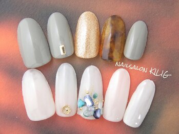 ネイルサロン キリグ(KILIG)/秋シンプルコースサンプル