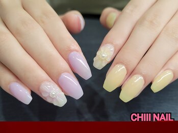 チーネイル(CHIII NAIL)/ぷっくりフラワーネイル