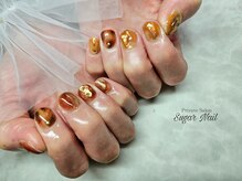 シュガーネイル(sugar nail)/べっ甲ブラウンニュアンス