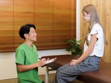 恵比寿すこやか鍼灸整骨院/美容鍼前に丁寧なカウンセリング