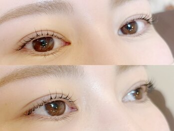 ルクレ 相模原(Le Cre)の写真/韓国風まつげパーマが大好評♪束間たっぷり仕上げ◎濃く艶のあるまつげでナチュラルに盛れる