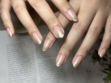 サロンドファン(salon de Fan)/シンプルラメグラデーション