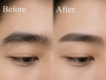 ルミラッシュ バイ ティア 熊谷店(Lumi lash by Tia)の写真/メンズ利用OK！垢抜け・清潔感はお任せ☆骨格に合わせ眉毛も整う☆