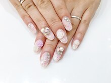 ネイルコレクション ベビーピンク(Baby Pink)/ジェル付放10990～/３Ｄフラワー