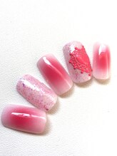 アンベリール ネイルサロンアンドスクール(embellir)/バレンタインチークネイル