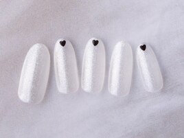 シンプル☆ハートネイル