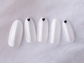 サンミーゴネイル 神戸店(Sunmego Nail)/シンプル☆ハートネイル