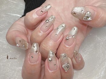 アイネイルズ 四条河原町店(I-nails)/キラキララメグラデ￥11500