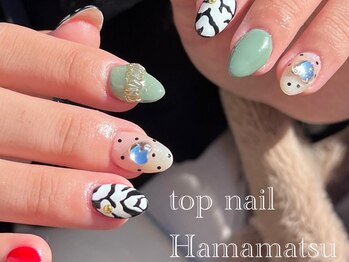 トップネイル ハママツ(TOP NAIL HAMAMATHU)の写真/技術の差が出やすい「シンプルデザイン」は当店で♪こだわり派の方必見◎スピーディーな仕上がりも高評！