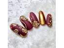 濃厚ボルドー☆煌びやかアート