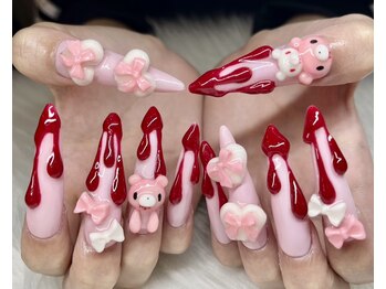 ネイルズゴーゴー 新宿店(NAILSGOGO)/新宿 スカルプ 3dネイル