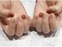 アミックスネイル(Amix nail)/ニュアンスクリスマスデザイン