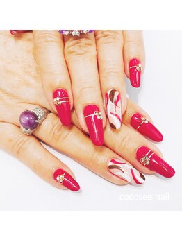 リーチェココ 筑紫野店(RICHE.coco)/大人ゴージャスネイル