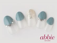 ネイルサロンアビー 北千住店(abbie)/冬フレンチ　￥9669