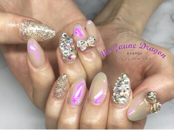 アン ジョーヌドラゴ/【自爪ネイル】オーロラネイル