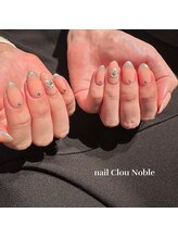 ネイルクルーノーヴル(nail Clou Noble)/ラメフレンチ