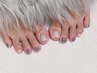 夏到来！フットネイル(ケア・ファイル込み) ¥5500
