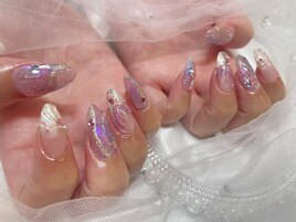 マーメイド×パール【ネイル】