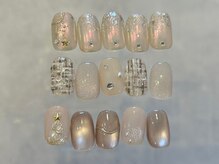 ラクネイル 浦和店(raku nail)/キラキラ大人クリスマスネイル
