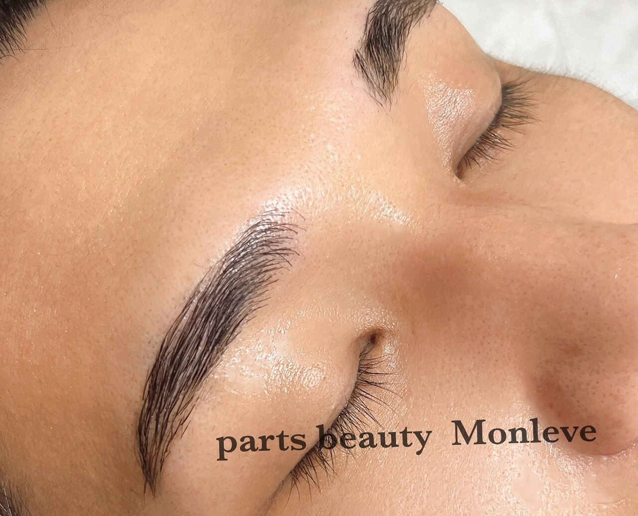 レスま　まつ毛　3パーツ×4 パーツビューティ モンレーブ(partsbeauty Monleve