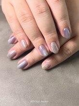 ハチニーキューネイルアトリエ(829 Nail Atelier)/ネモフィラネイル