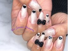 アン ジョーヌドラゴ/【自爪ネイル】リボンネイル