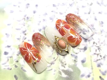 ネイルサロン マハロ(Nail salon MaHaLo)/新規付替オフ込☆ハンド¥7950