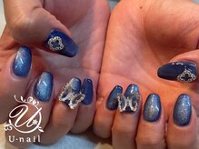 ユーネイル(U-nail)/マグネット×蝶々パーツ