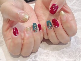 ＃クリスマスネイル