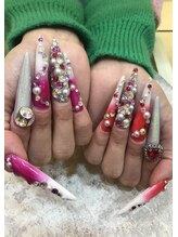 エスフィーネイルサロン ブリーユ(Esfy nailsalon Brille)/カラグラロングスカルプ