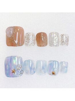 ネイル アンド アイラッシュ ヨンマルニ(Nail&eyelash 402)/☆フットデザインコース☆