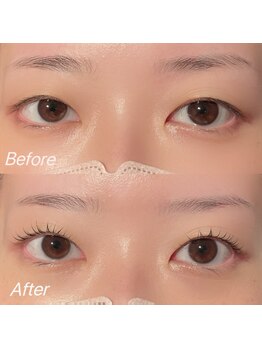 アイクチュール 錦糸町店(Eye Couture)/おもため瞼でもぱっちりまつげに