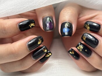 ハンド ケイ(Hand K)/かっこいいフラワーネイル