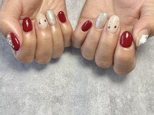 08ネイル(08 nail＆school)/Xmasデザイン♪