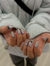 エモナネイル 博多駅前(Emona Nail)/きらきらマグの甘めデザイン