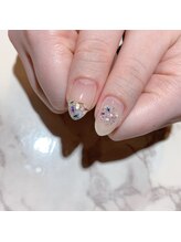 アティックネイルアトリエ(attic nail atelier)/押し花ネイル★