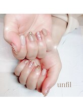 アンフィルルーム(unfil room)/ぷっくりチェックネイルAコース