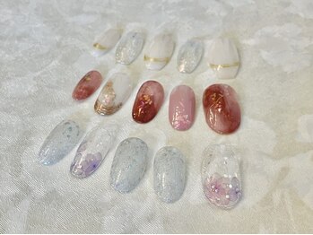 クラウンプリンセス(Crown Princess)の写真/定額ネイルでお出かけが楽しくなる♪お好みに合わせたデザインをご提案！周りと差がつくおしゃれな手元に♪