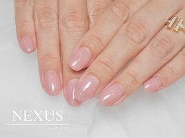 透明感ワンカラーネイル