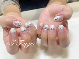 さりげない癒し系♪おばけネイル