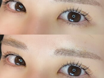 ユル 北梅田(yur)の写真/シンプルでナチュラルだけど可愛い＊根元から立ちあげる〈フラットマットラッシュ〉でパッチリ目元を演出♪