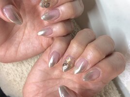 ミラー☆ニュアンスネイル