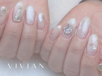 ヴィヴィアン ネイル(Vivian nail)/クリスマス リースネイル