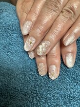 ローネイル(Raw nail)/ぷくぷくキルティングネイル