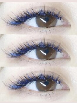 エクスキャンベルアイラッシュ 伏見桃山店(Ex-Campbell eyelash)の写真/【LEDエクステ/フラットラッシュ/セーブルエクステ/束感マツエク/ボリュームマツエク/カラーエクステ】