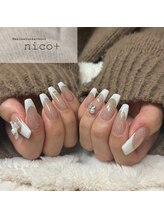 ニコ(nico+)/フレンチネイル♪