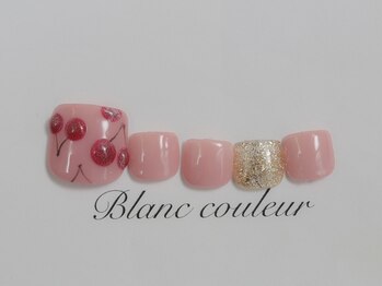 ブランクルール 京都四条烏丸(Blanc Couleur)の写真/【フットネイル】2本アートコースあり★オシャレは足元から♪夏到来！サンダルの季節は足元も華やかに☆