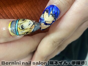 秋葉原ネイル/手描きネイル/銀座