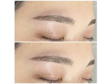 眉毛パーマ/アイブロウ　自己流の眉毛から垢抜け眉毛へ