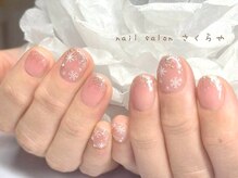 さくらや/雪が舞う冬のキラキラデザイン☆